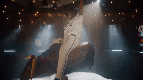 Salvy Riding A Cow GIF