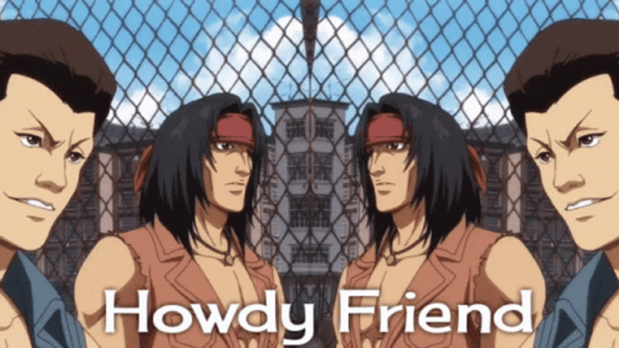 Sam And Larry Shenmue The Animation Howdy Friend GIF