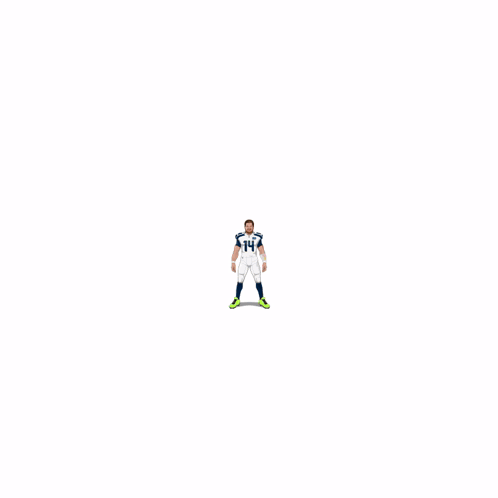 Sam Darnold Cartoon On Super Bowl Poster GIF