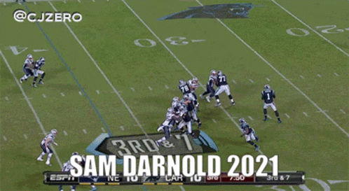 Sam Darnold Is Playing For The Patriots In The Nfl GIF