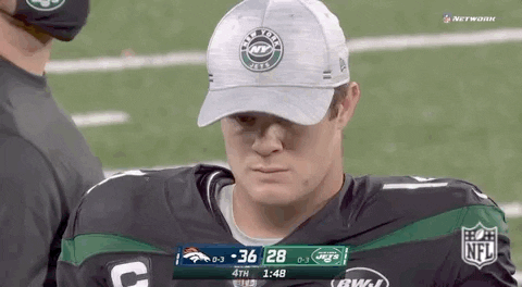 Sam Darnold Serious Face GIF