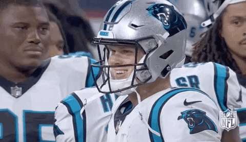 Sam Darnold Smiling Wide GIF