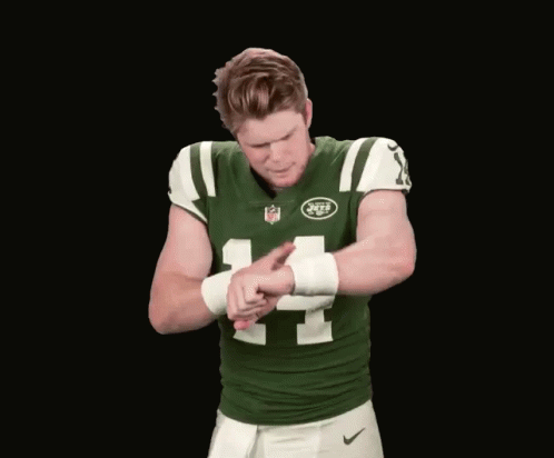 Sam Darnold Time Is Running GIF