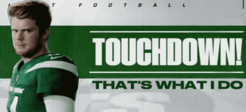 Sam Darnold Touchdown That's What I Do GIF