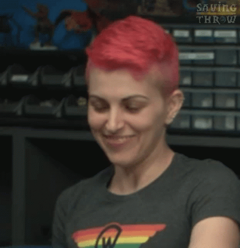 Sam De Leve Demure Giggle GIF