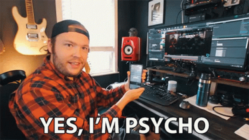 Sam Gorski Yes I'm Psycho GIF