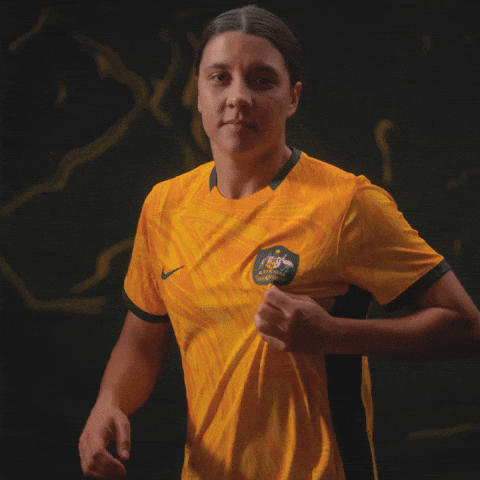 Sam Kerr Ponder Happy Shouting GIF