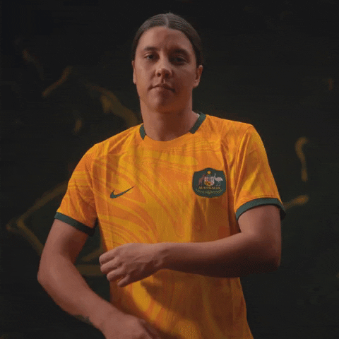 Sam Kerr Ponder Montage Arms Together GIF