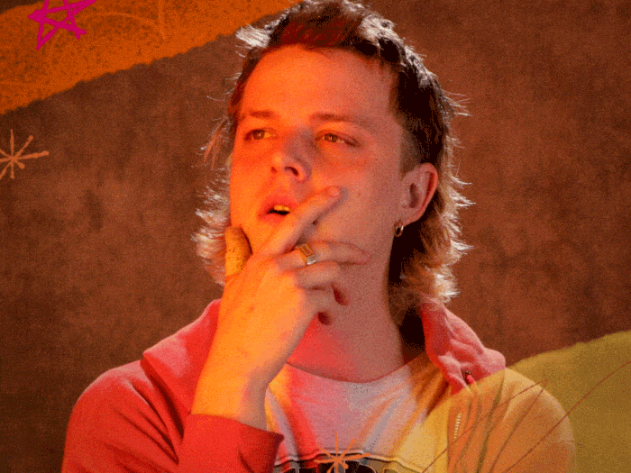 Sam Ponder Guy Pondering Touching Chin GIF