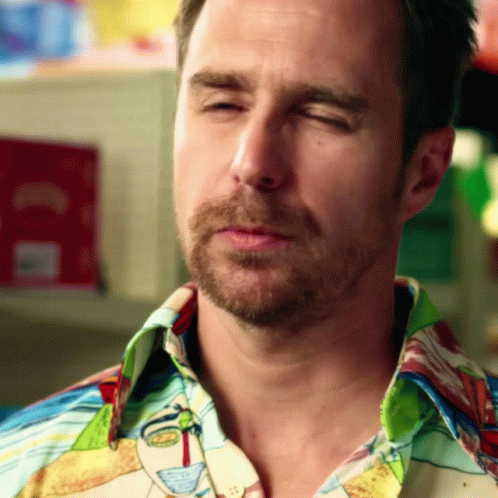Sam Rockwell Wink Wink GIF