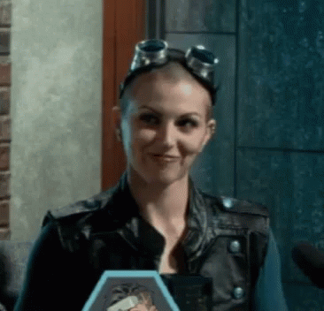 Sam Shows Two Pencil GIF