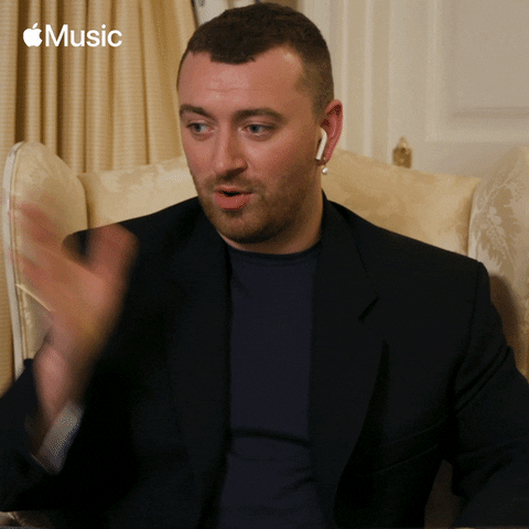 Sam Smith Explaining Back To Back GIF