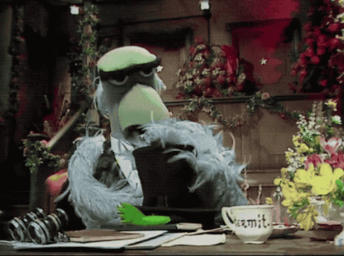 Sam The Eagle Beaker Muppets GIF