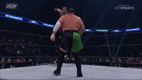 Samoa Joe Walk Off Wrestling Fail GIF