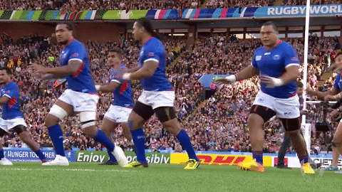 Samoa Rugby Team Dance GIF