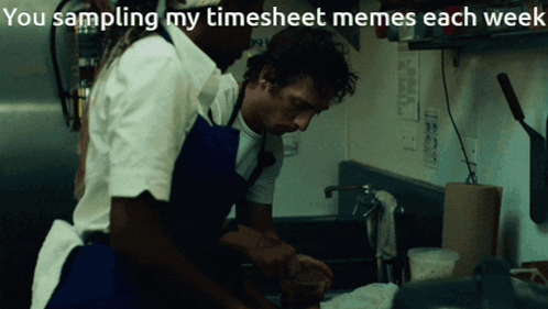 Sampling Test My Timesheet Meme GIF