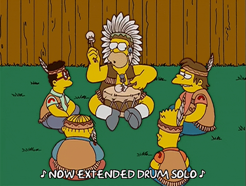 Samson Tribal Chief Now Extended Drum Solo GIF