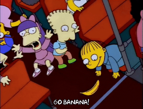 Samsons Spinning Banana Go Banana GIF