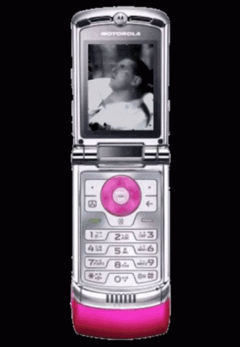 Samsung Phone With Picture of Woman