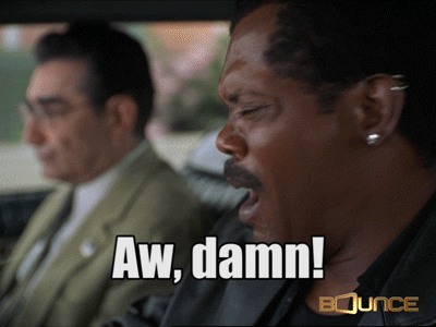 Samuel Jackson Disgusted On Stinky Eugene Levy GIF