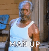 Samuel L. Jackson Be A Man GIF