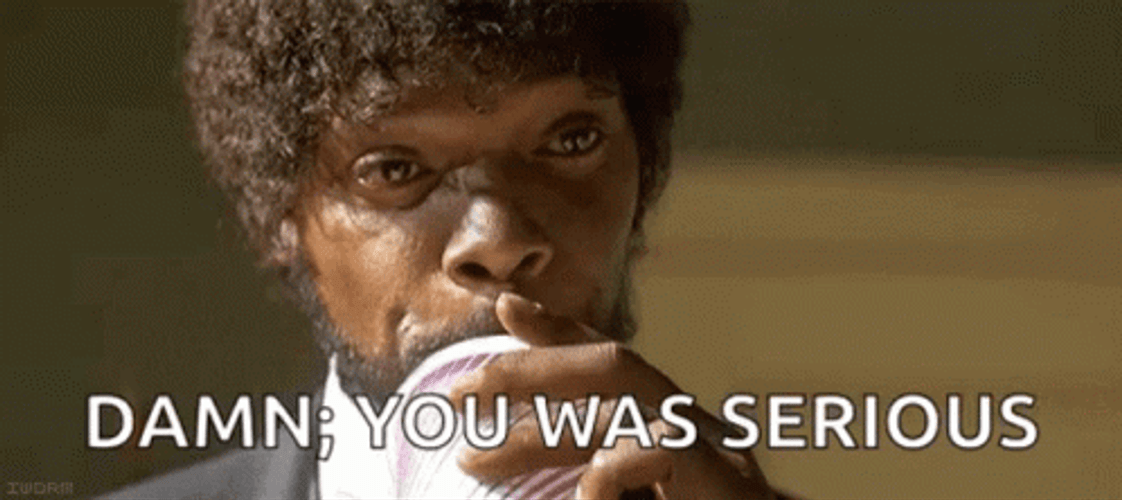 Samuel L Jackson Damn You Was Serious GIF