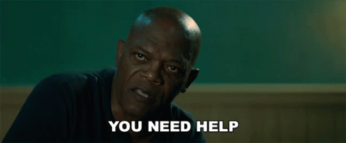 Samuel L. Jackson Stop Get Some Help GIF