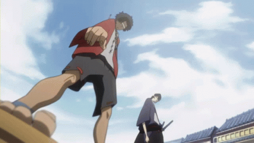 Samurai Champloo Mugen And Jin Battle Ready GIF