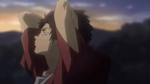 Samurai Champloo Mugen Looking Up Thinking GIF
