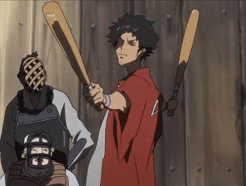 Samurai Champloo Mugen Wielding Weapons GIF