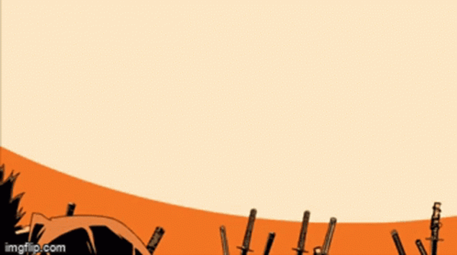Samurai Champloo Jin And Mugen Silhouette GIF