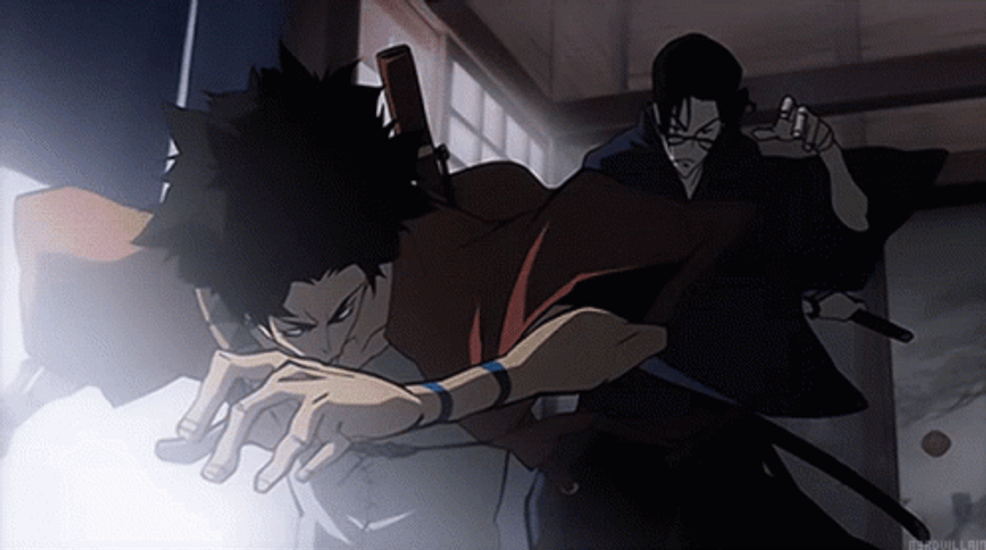 Samurai Champloo Mugen Intense Battle GIF