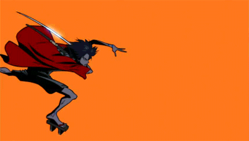 Samurai Champloo Mugen Scary Creature Transformation GIF