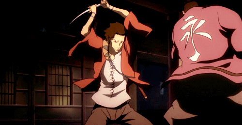 Samurai Champloo Mugen Sword Fight GIF