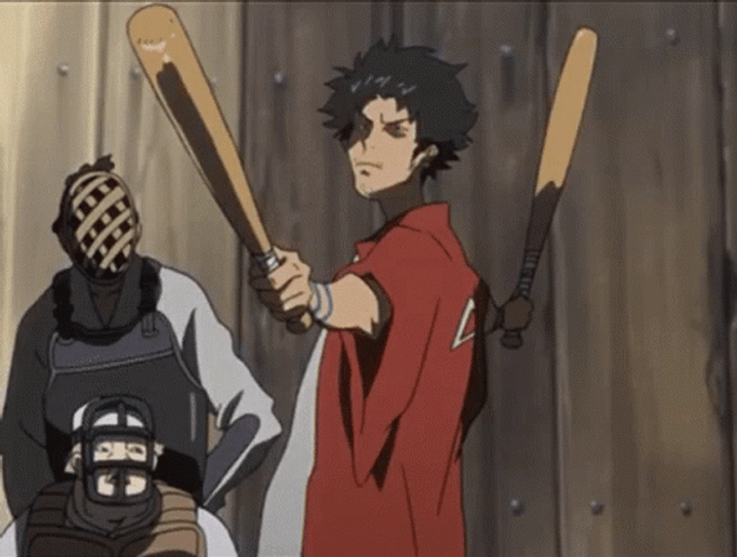 Samurai Champloo Mugen Wielding Weapons GIF
