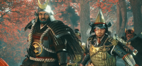 Samurai Head Soldier GIF