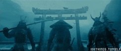 Samurai Warrior Moving Forward GIF