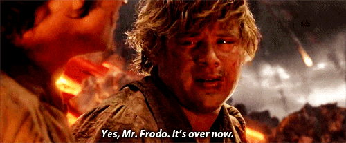 Samwise Gamgee Mr Frodo Its Over Now GIF