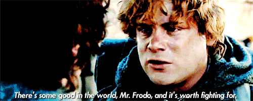 Samwise Gamgee Some Good In The World GIF