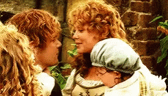 Samwise Gamgee With Rosie Cotton And Children GIF