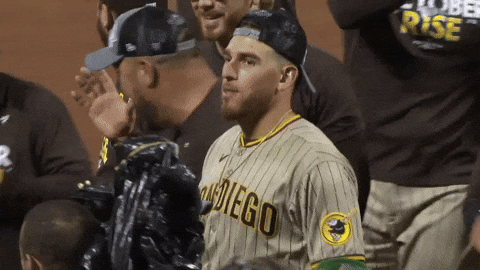 San Diego Padres Blowing Kisses GIF
