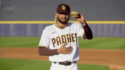 San Diego Padres Fernando Tatis Jr Burger Dance GIF