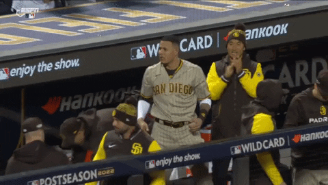 San Diego Padres Let's Go Cheering GIF