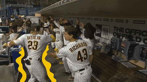 San Diego Padres Silly Dance Compilation GIF