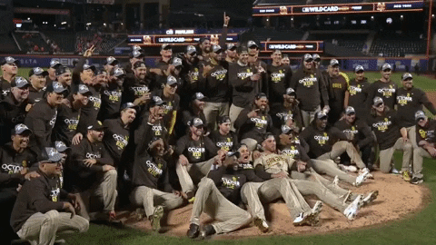 San Diego Padres Team Group Photo GIF