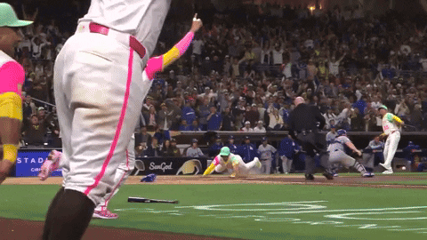 San Diego Padres Team Homerun Celebration GIF