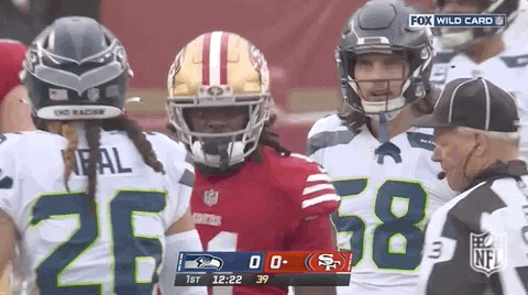 San Francisco 49ers Brandon Aiyuk Football GIF