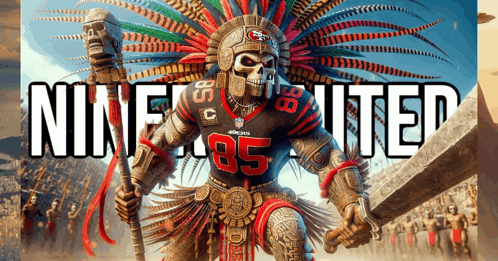 San Francisco 49ers Warrior Jersey Number 85
