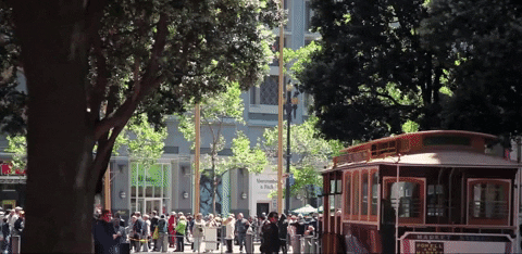 San Francisco California Bus GIF