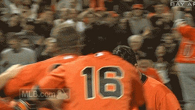 San Francisco Giants Cheering Beat La GIF